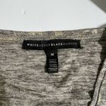 White House | Black Market Metallic Dolman Sleeve V-Neck Top Size M Casual Dressy Photo 3