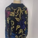 Vanity Fair Vintage 80s Sparkle Chunky Knit Pullover Holiday Sweater Size Small Photo 12
