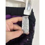 Bob Mackie NWT Wearable Art Purple Sequin Pull On Skirt Size Small Fairy Grunge Photo 5