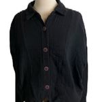 Free People #142  Oversized Sun Streaks Shirt Jacket Photo 1