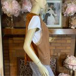 Falls Creek VINTAGE  SUEDE AND SATIN SNAP BUTTON VEST (L) Photo 3