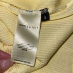 John Elliott Cotton Ribbed Asymmetrical Yellow/Pollen Tank Dress Size 3/Large NW Yellow Photo 8