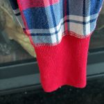 Belk Plaid Pajama Pants Joggers Red Navy Blue New Directions  Medium Womens Comfy Photo 3