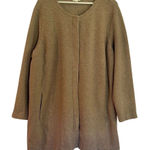 Pure JillāPonte beige snap front cocoon sweater coat 2x Tan Size XXL Photo 0