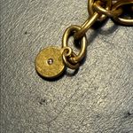 Stella and Dot Vintage Chic Gold Necklace with Turquoise Detail Photo 6