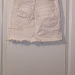 American Eagle NWOT  White Ripped Mini Skirt Photo 1