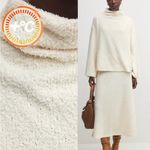 Elegant 2 piece Cream Skirt and sweater top Photo 1