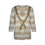 St. John Collection Vintage St. John Collections Santana Striped Nautical Rope Knit Sweater Medium Photo 13