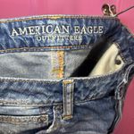 American Eagle Outfitters Blue Mini Skirt Casual Distressed Photo 4