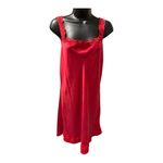 Vintage Olga 100% silk slip Red Size L Photo 1