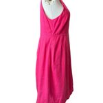 Edme & Esyllte deom Anthropologie Hot Pink Linen Sleeveless Dress ā Size 6 Photo 3