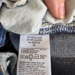 Gap  Denim Dark Wash Blue 5” Jean Shorts Mid Rise Womens 26 Casual Summer Photo 6