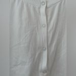 Aerie OFFLINE By  Real Me Henley Neck Cropped T- Shirt White Button Size XL Photo 2