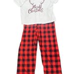 SheIn  'Merry Christmas' Pajama Set in Red, Size L​​​​​​ Photo 1