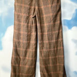 Free People  vintage wide leg plaid trousers Photo 0
