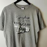 Urban Outfitters Speedtrap Diner Woodville Ohio T Shirt Gray XL Extra Large Pinup Girl Cotton Photo 12