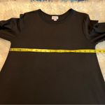 LuLaRoe Black Maurine Dress Lace Bell Sleeves Size Medium Ruffle Hem Witch Goth Photo 10
