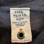 Free People Vintage  Y2K Butterfly Floral Boho Black & Pink Women's Top Size XS Photo 8