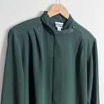 Pendleton Women’s Emerald Green Long Sleeve Blouse Size 14 Casual Workwear Photo 4