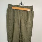 Loft Pull On Jogger Pant Green Paper Bag Waist XSP Photo 1