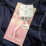 Emerald Sundae Navy Wrap Dress NWT Size Large Navy Chiffon Wedding Guest Dress Photo 9