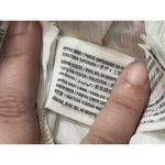 Abercrombie & Fitch  White Floral Lace Sheer Ruffle Long Sleeve Bodysuit Size S Photo 4