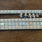 Assorted Italian Charm Bracelet Lot Silver Photo 0