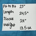 Pendleton  Linen Button Down Shirt Womens XL Petite Long‎ Sleeve Lagenlook Casual Photo 7