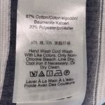 Donna Karan  Navy and White Striped Blouse Photo 8