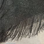 Macy's Elegant Black and Silver Shawl Photo 4