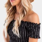 Francesca's Casely Off The Shoulder Jumpsuit Photo 1