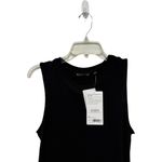 Athleta  Cloudlight Asymmetrical Side Tie Tank Size Medium Black NWT Workout Photo 3