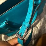 Michael Kors  SELMA MD TZ Satchel Aquamarine Saffiano Leather Photo 12