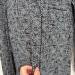 ALC Frank A.L.C. Womens Night Gown Size Small 100% Silk Button Front Sleep Dress Gray Blue Photo 2