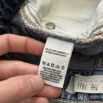 We The Free  by Free People Blue Zip-Front Distressed Denim Mini Skirt Size 25 Photo 4