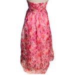 Wonderful Waltz Pink Floral Print Strapless Bustier
Maxi Dress Size Large Photo 9