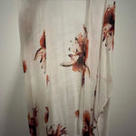 Boutique Long Floral Kimono White Photo 0