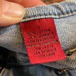 RETRO Y2K LOW RISE ZIP FRONT CAPRI JEAN PANTS COOL GIRL Blue Size 26 Photo 2