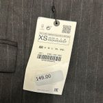 ZARA pinstripes double breasted black pantsuit Photo 7