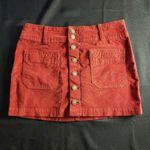We The Free  Corduroy‎ Mini Skirt Orange 27 Photo 0