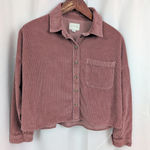 American Eagle Ladies'  Cropped Corduroy shirt Small Photo 4