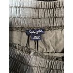 Splendid  Green Camo Pants Elastic Hem Tie Size‎ Small Soft Lightweight Pockets Photo 3