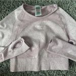 Gymshark  Long Sleeve Top Crop Light Pink Photo 0