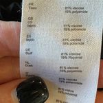 Maje Pants Women Small Black Lightweight Elastic Waist Wide Leg Cropped Trouser Photo 6