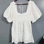 Free People Gigi Puff Sleeve Tunic White Photo 1