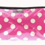 Kate Spade  New York cosmetic bag pink with white dots Photo 0