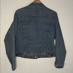Levi's Indigo Blue Denim Trucker Jacket Special Edition Signature Grunge Indie Photo 6