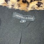Kendall + Kylie Fuzzy Oversized Leopard-Print Coat Photo 2