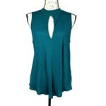 Free People Womens Faye Ribbed Tank Top Turquoise size S Photo 5