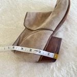 Clarks  Ankle Boots Womens Sz 10M Beige Suede Spye Hale Side Zip‎ Leather Bootie Photo 13